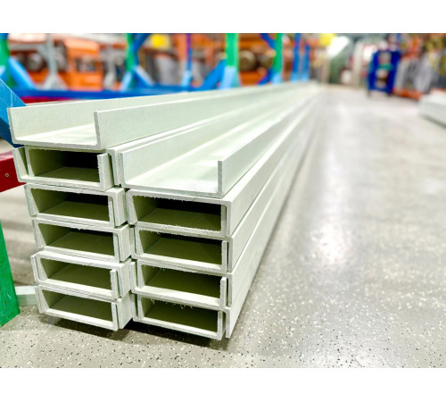 Швеллер композитный стеклопластиковый 100х40х5 купить в Гомеле  